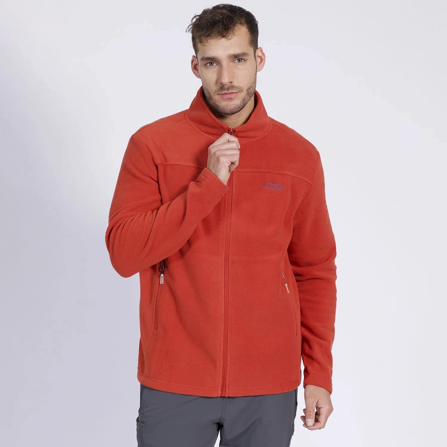 POLAR KANNU TORRES DEL PAINE HOMBRE LADRILLO MATI TALLA M