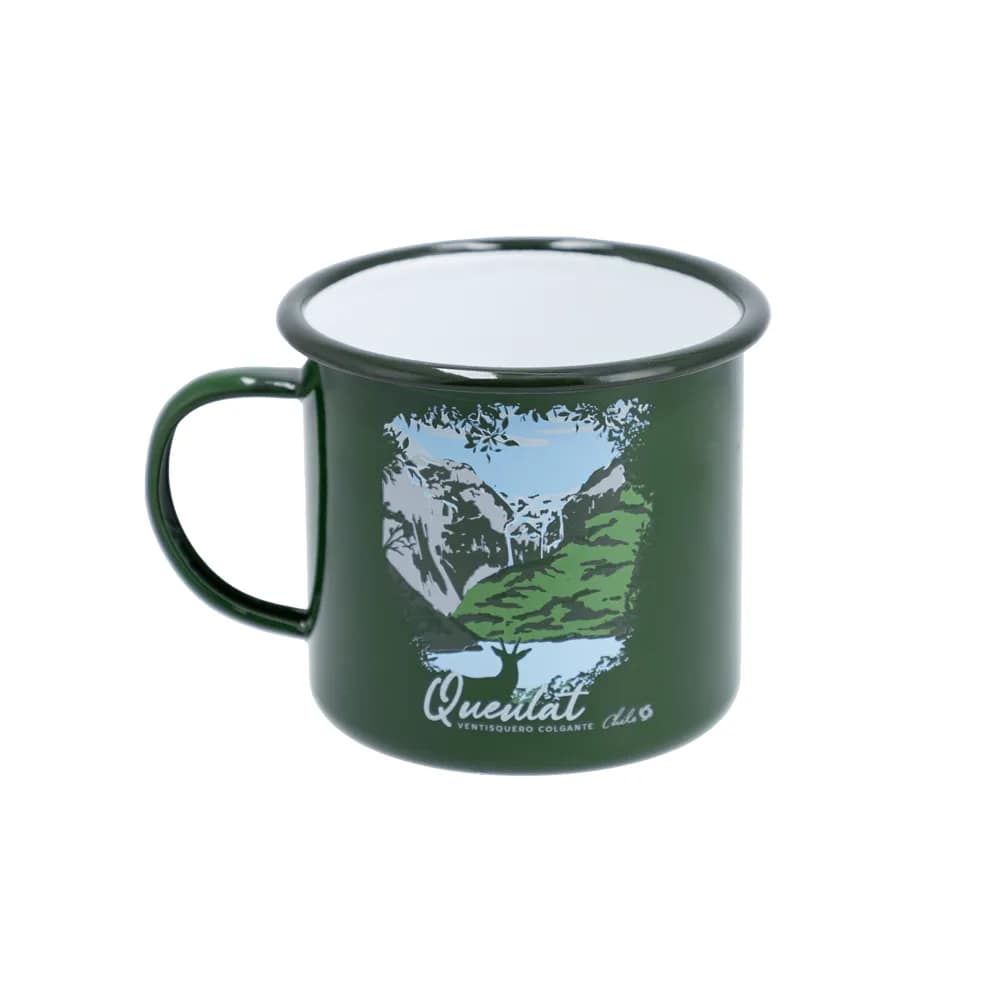 TAZA ACERO ENAMEL 500ML VERDE DOITE