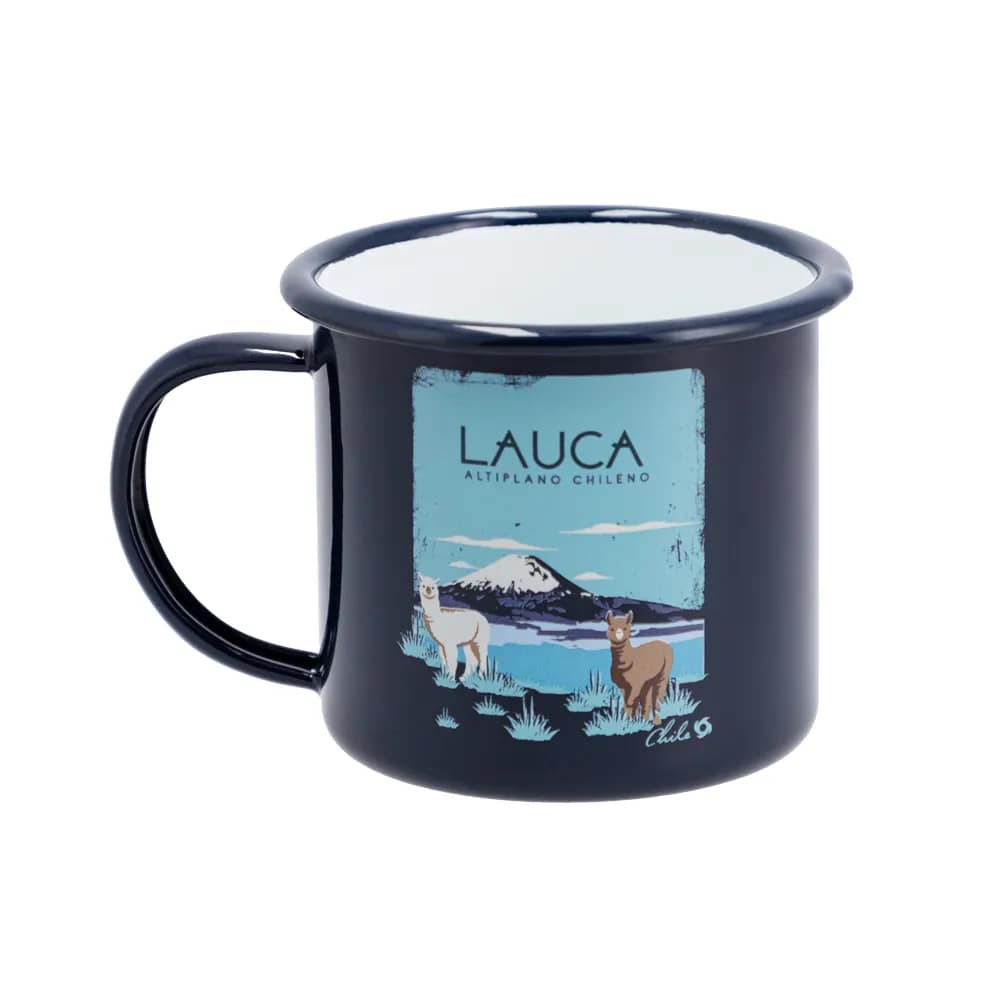 TAZA ACERO ENAMEL 350ML AZUL MARINO DOITE
