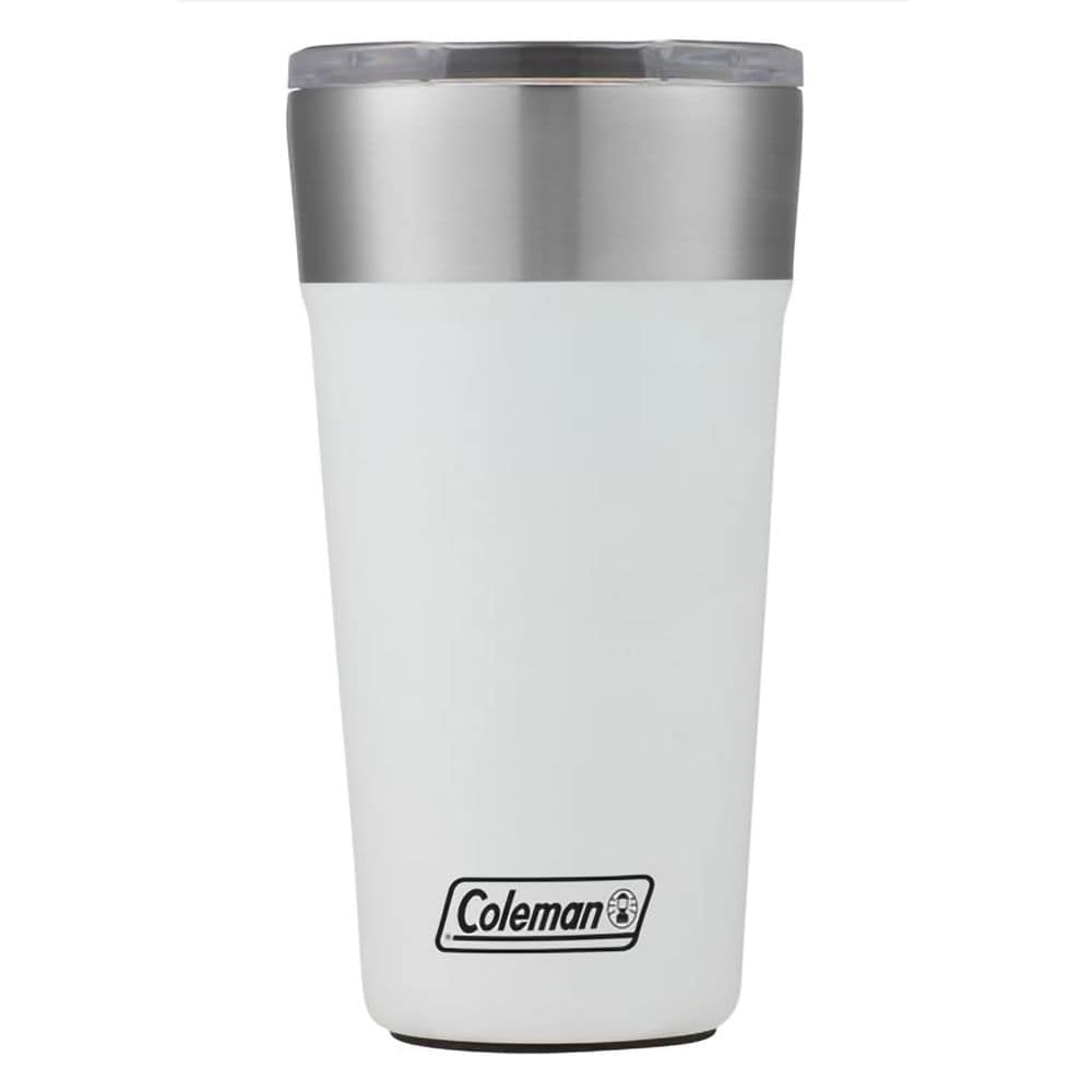 VASO TÉRMICO COLEMAN BREW ACERO INOX BLANCO 600 ML