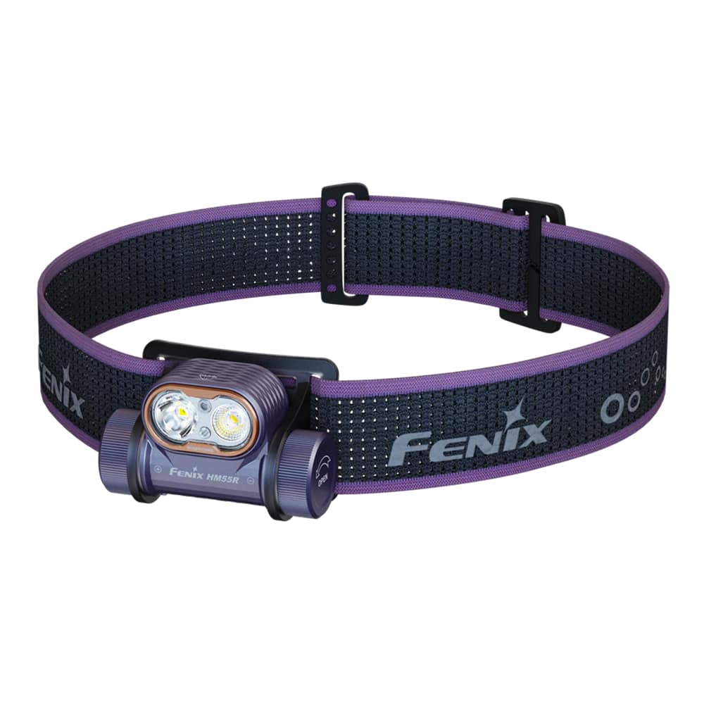 LINTERNA FRONTAL FENIX HM55R MORADO OSCURO