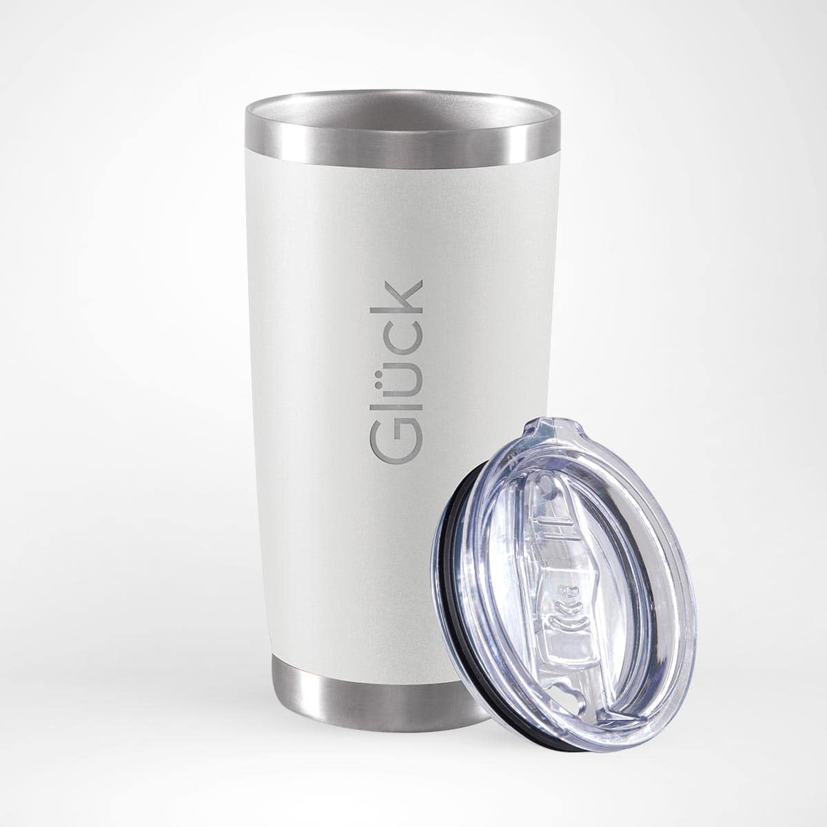 VASO TÉRMICO GLUCK POWDER | COLOR BLANCO