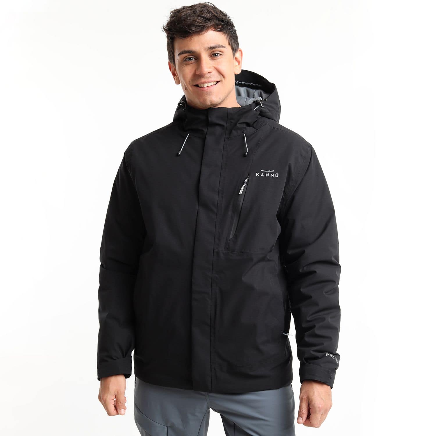 PARKA IMPERMEABLE KANNU OCTAY NEGRO