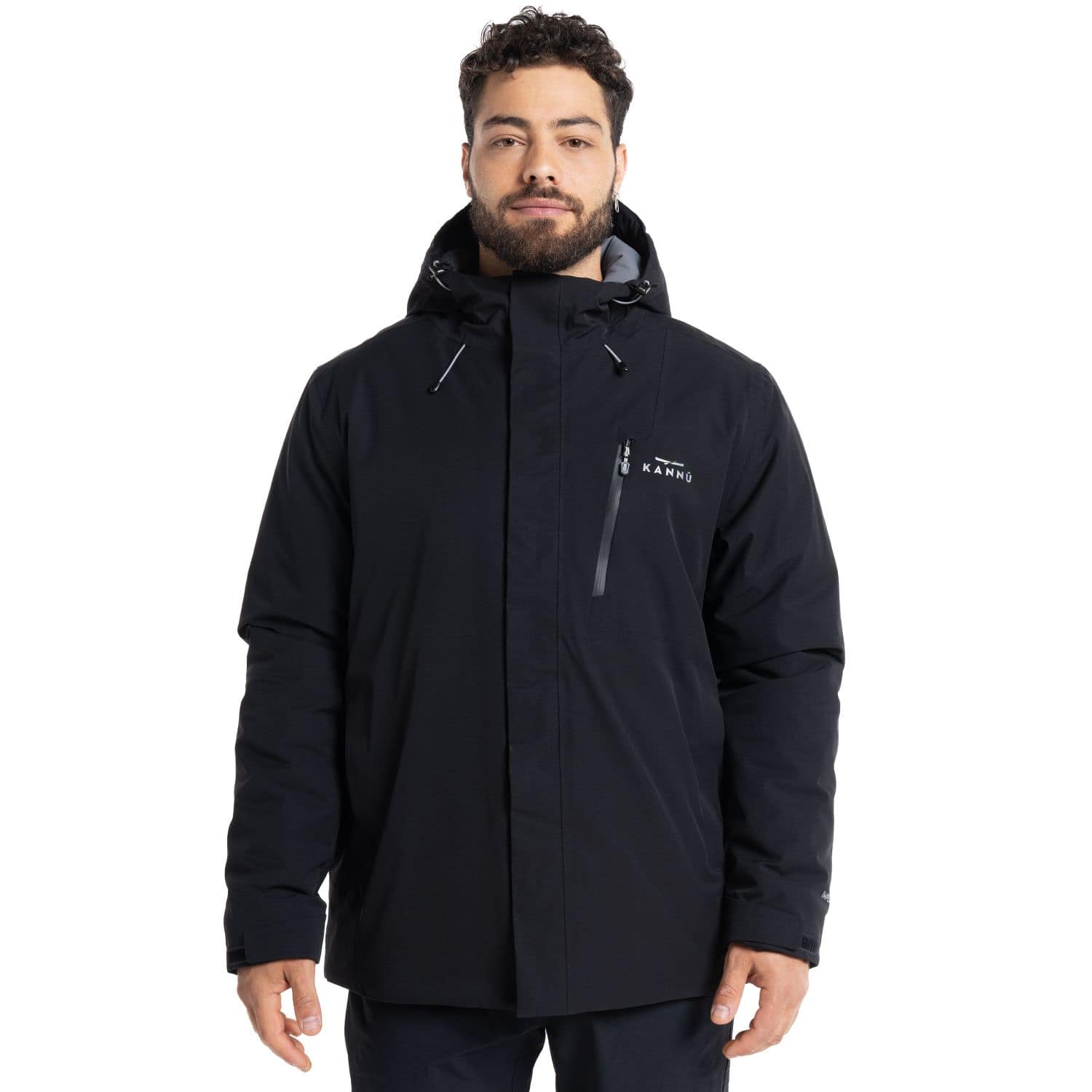 CHAQUETA KANNU TERMICA IMPERMEABLE OCTAY HOMBRE NEGRO