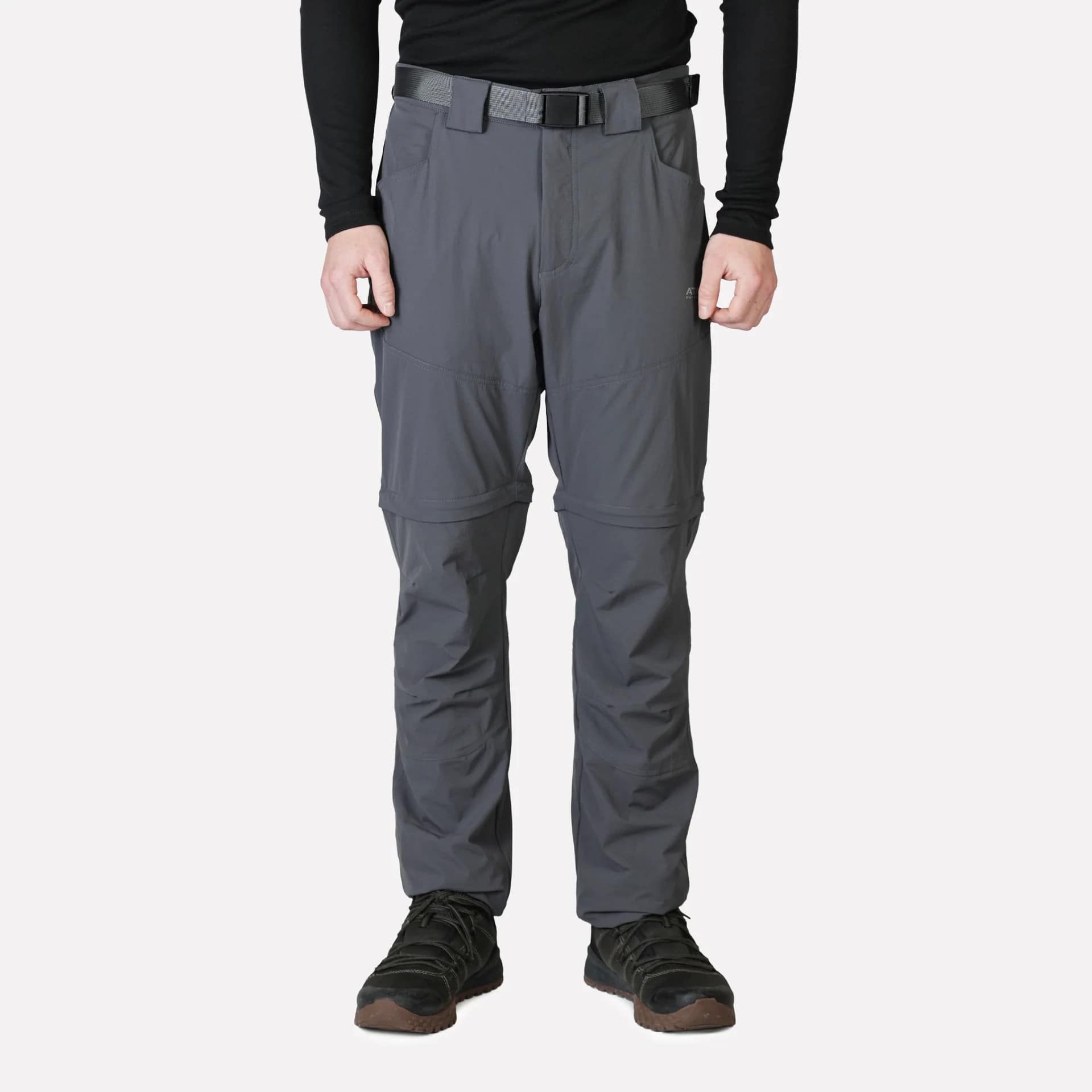 PANTALON DESMONTABLE ATAKAMA TREKKING HOMBRE TRAVESIA GRIS