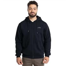HOODIE KANNU COIGUE FULL ZIP HOMBRE NEGRO
