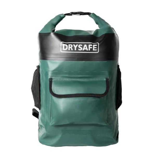 MOCHILA SECA DRYSAFE LAFKEN 40LTS VERDE PETROLEO