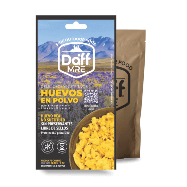 RACION DAFF HUEVO EN POLVO POUCH 60 GRS