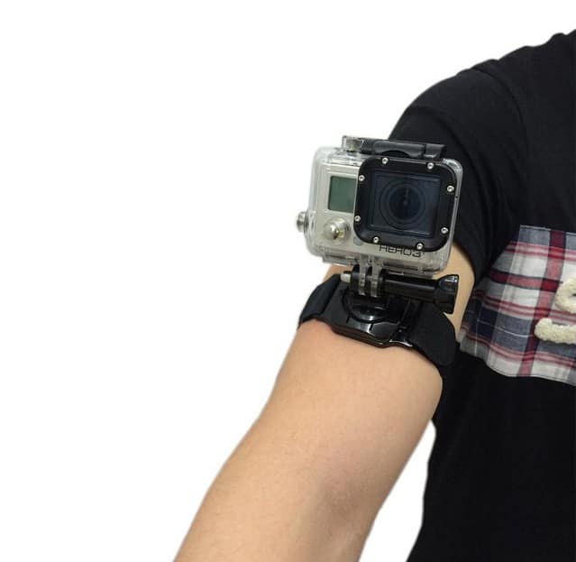 PORTA GOPRO BRAZO CON VELCRO