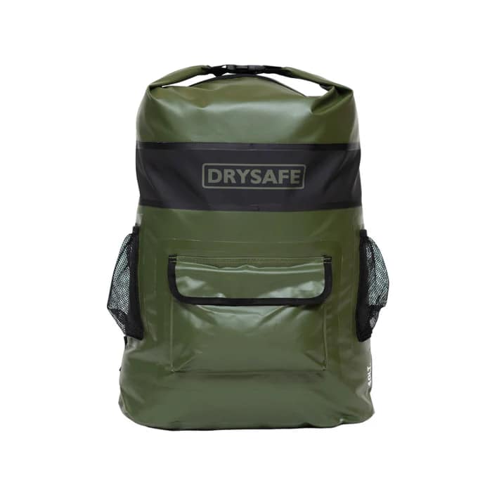MOCHILA SECA DRYSAFE LAFKEN 40LTS VERDE MILITAR