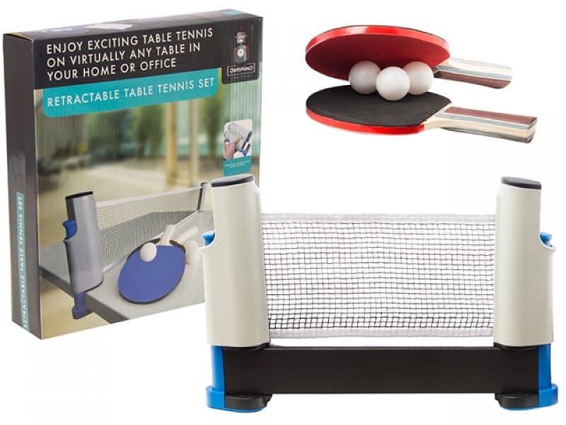 COMBO PING PONG + MALLA RETRACTIL