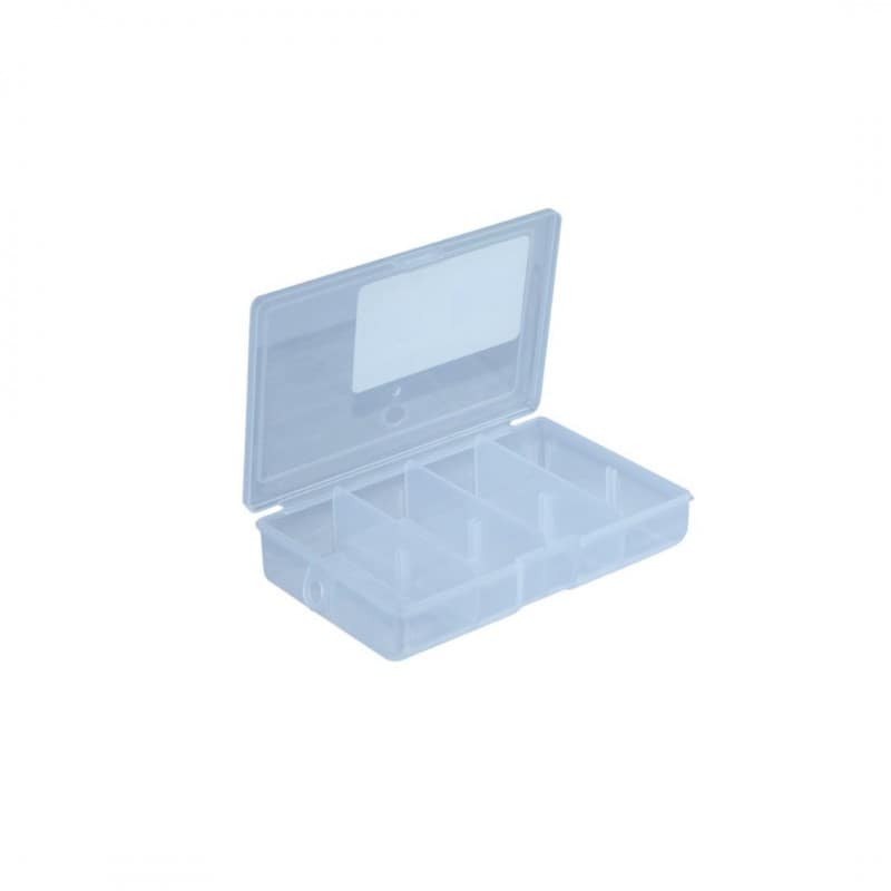 CAJA PESCA TRANSPARENTE 12.5X8X2.8