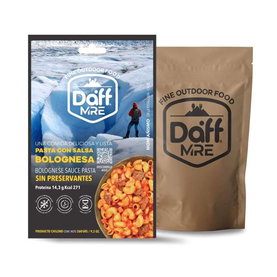 RACIÓN DAFF PASTA CON SALSA BOLOGNESA 260 GRS